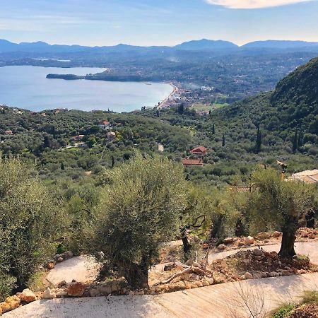 House Teigan Of Villa Intaba Breath Taking Sea Views Corfiot Riviera Corfu Island Greece With Pool Close To Ipsos Beach Pyrgi  Eksteriør billede