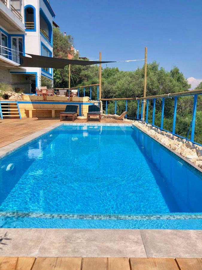 House Teigan Of Villa Intaba Breath Taking Sea Views Corfiot Riviera Corfu Island Greece With Pool Close To Ipsos Beach Pyrgi  Eksteriør billede